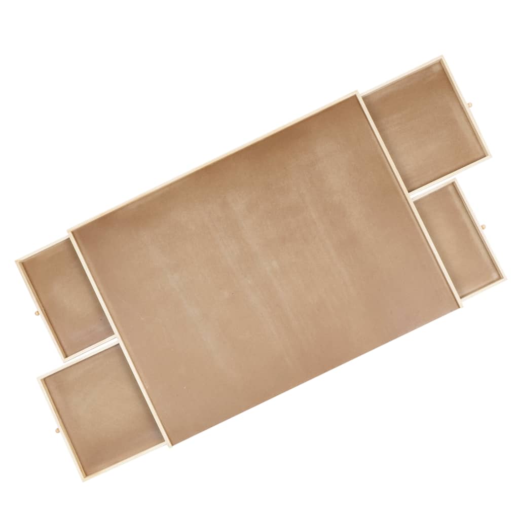 HI Puzzletisch mit 4 Schubladen aus Holz - Yekta