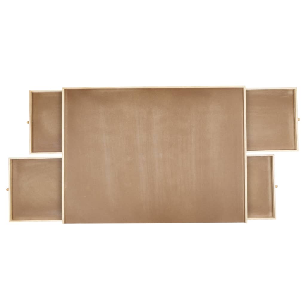 HI Puzzletisch mit 4 Schubladen aus Holz - Yekta
