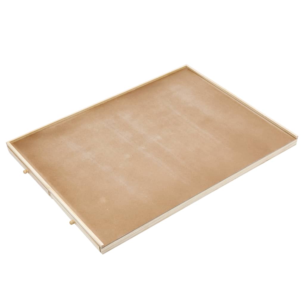 HI Puzzletisch mit 4 Schubladen aus Holz - Yekta
