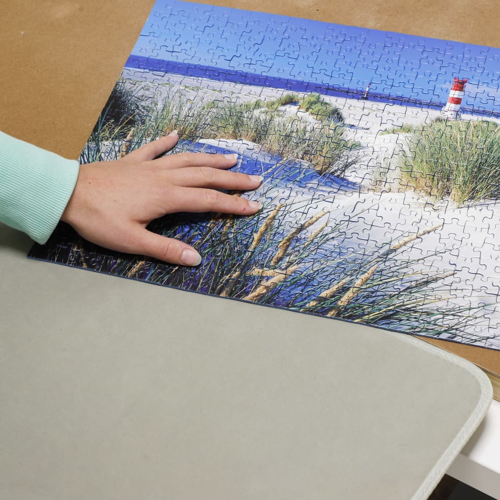 HI Puzzletisch mit 4 Schubladen aus Holz - Yekta