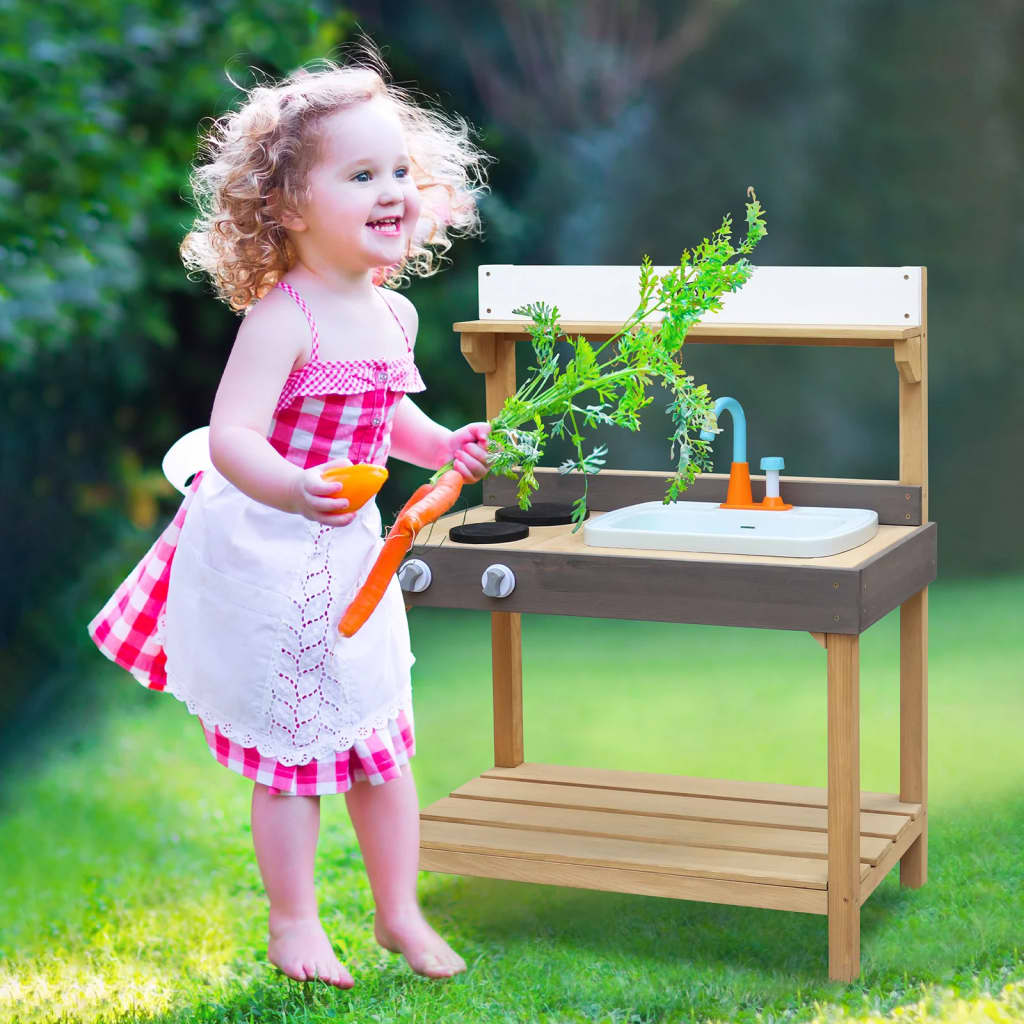 AXI Sand und Wasser Spielküche Rosa Medium Braun - Yekta