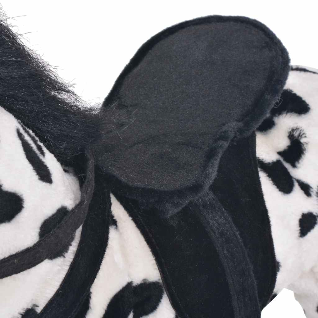 XXL Plüschtier Stehend Pferd Schwarz und Weiß - Yekta