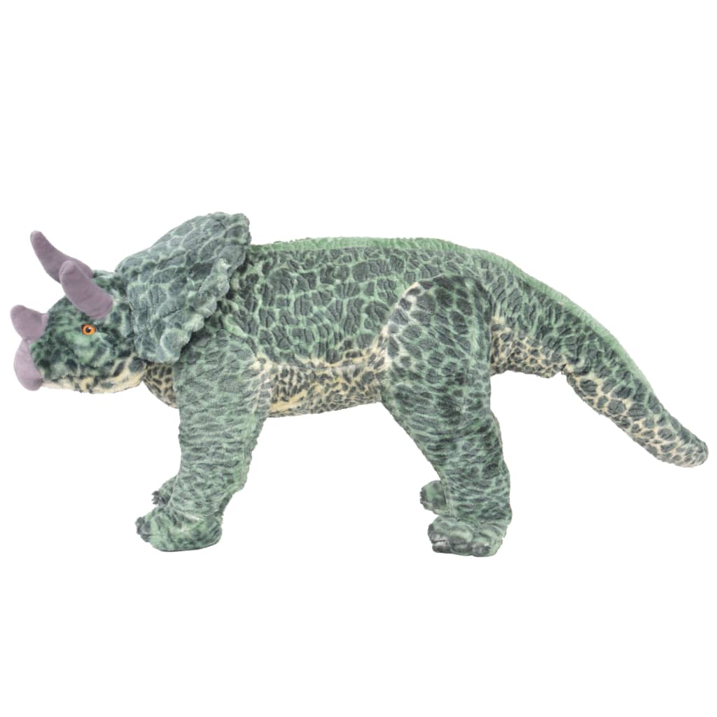 XXL Plüschtier Triceratops Stehend Plüsch Grün - Yekta