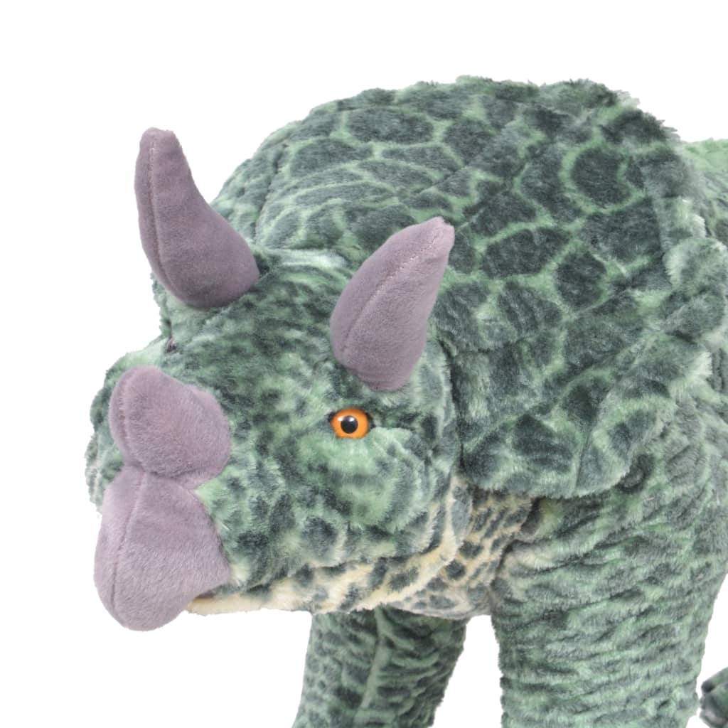 XXL Plüschtier Triceratops Stehend Plüsch Grün - Yekta