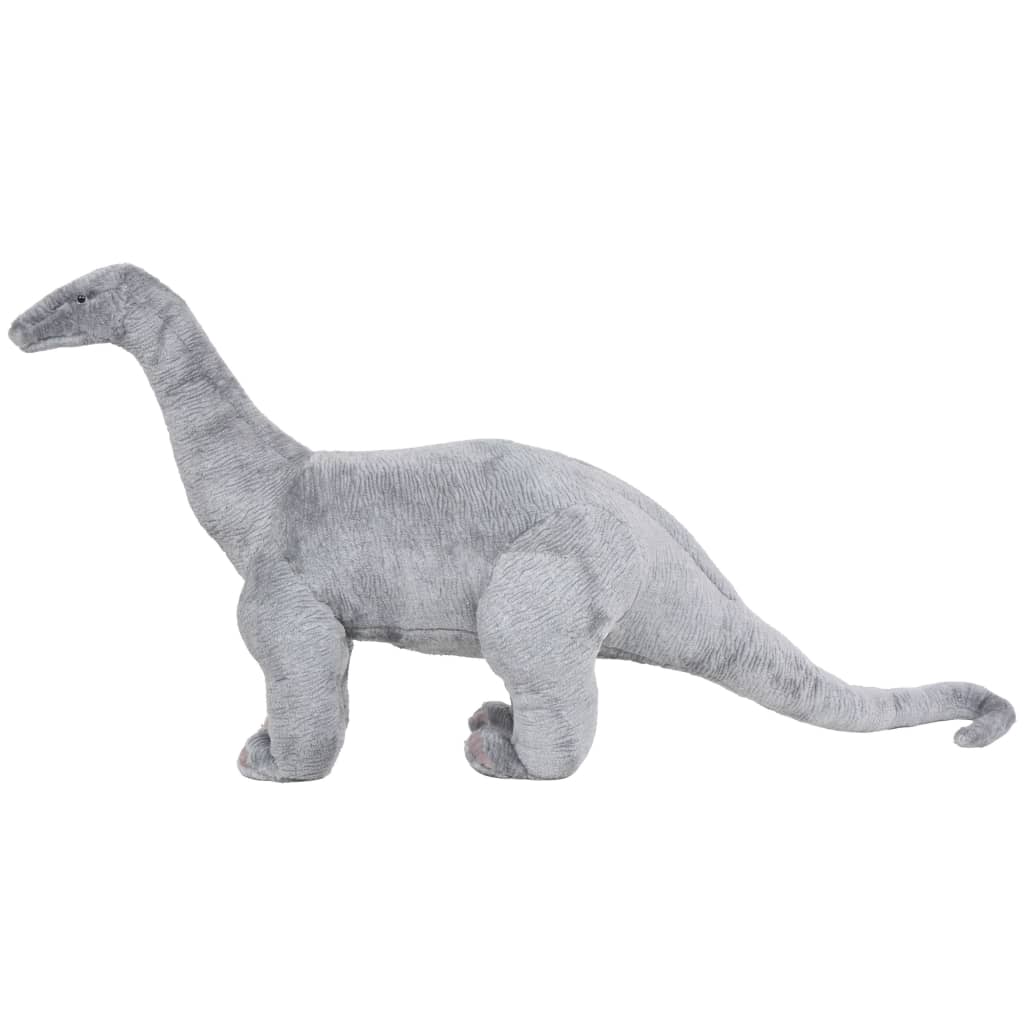 XXL Plüschtier Brachiosaurus Stehend Plüsch Grau - Yekta