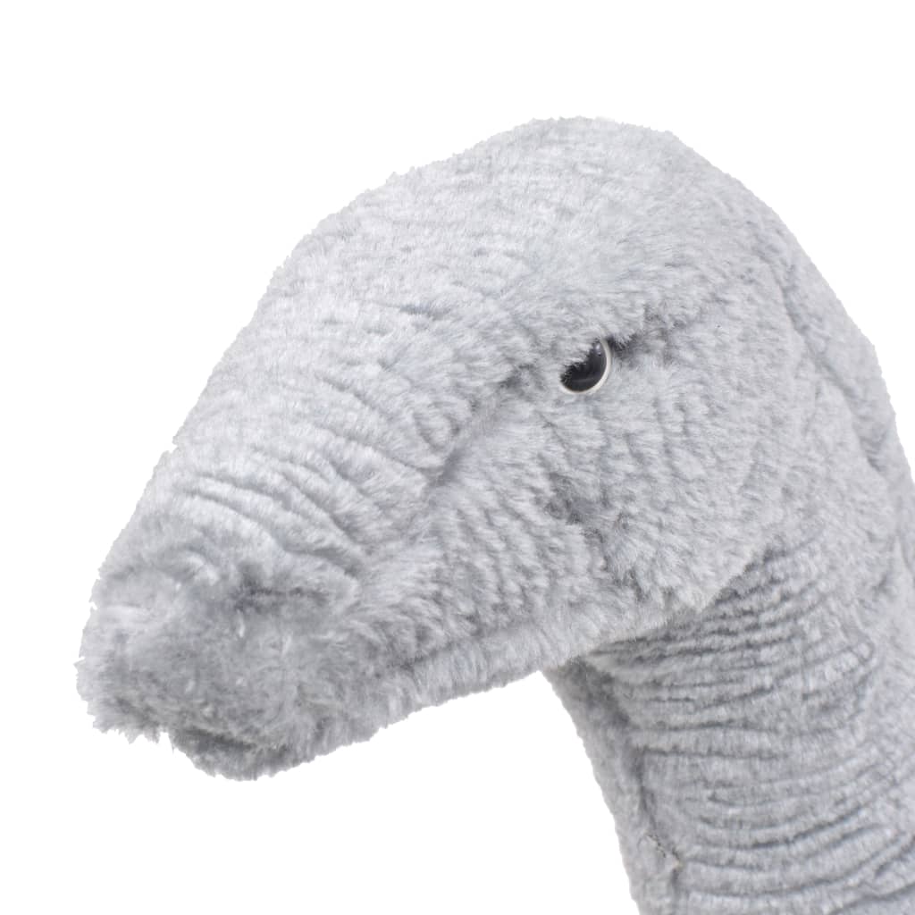 XXL Plüschtier Brachiosaurus Stehend Plüsch Grau - Yekta