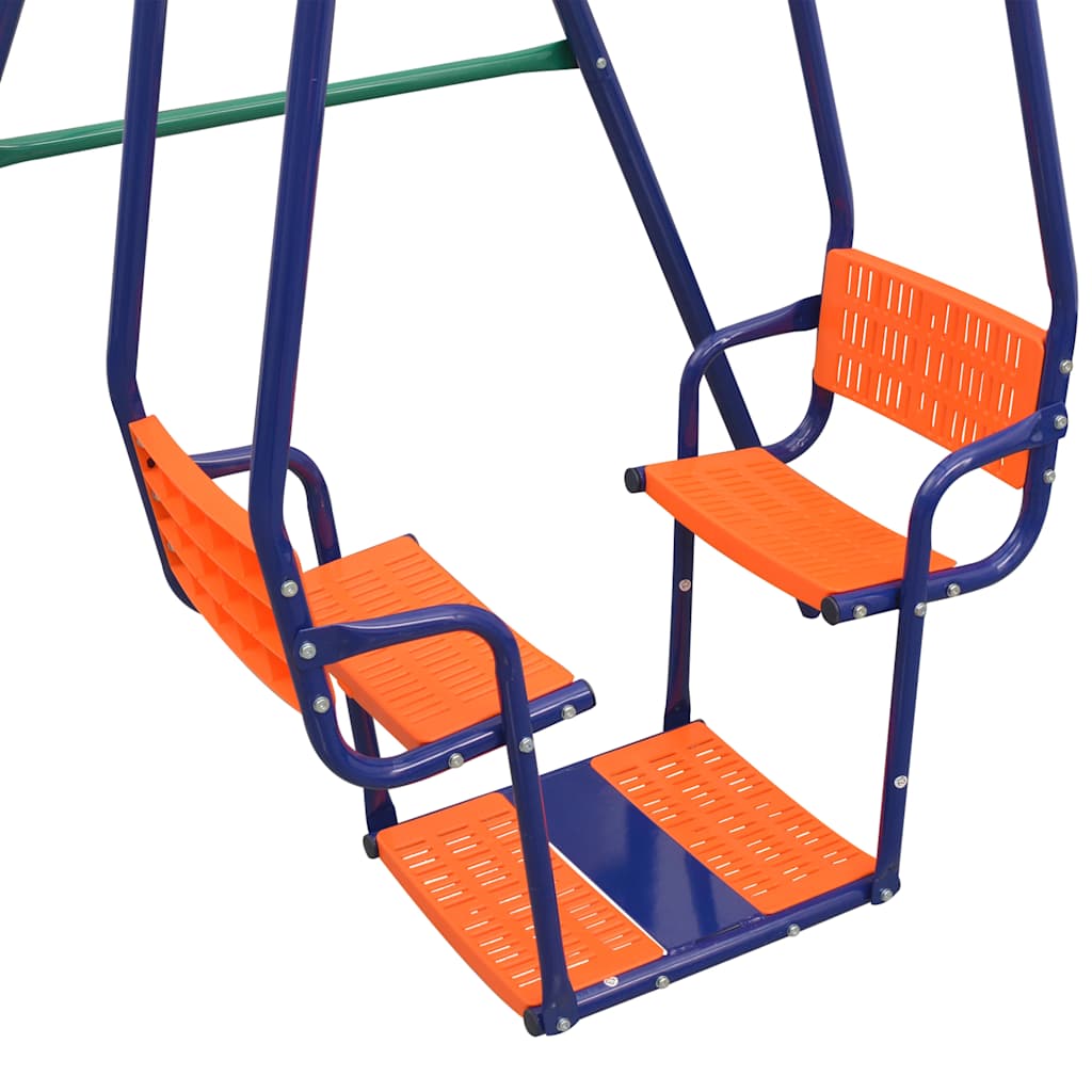 Schaukelset mit 5 Sitzen Orange - Yekta