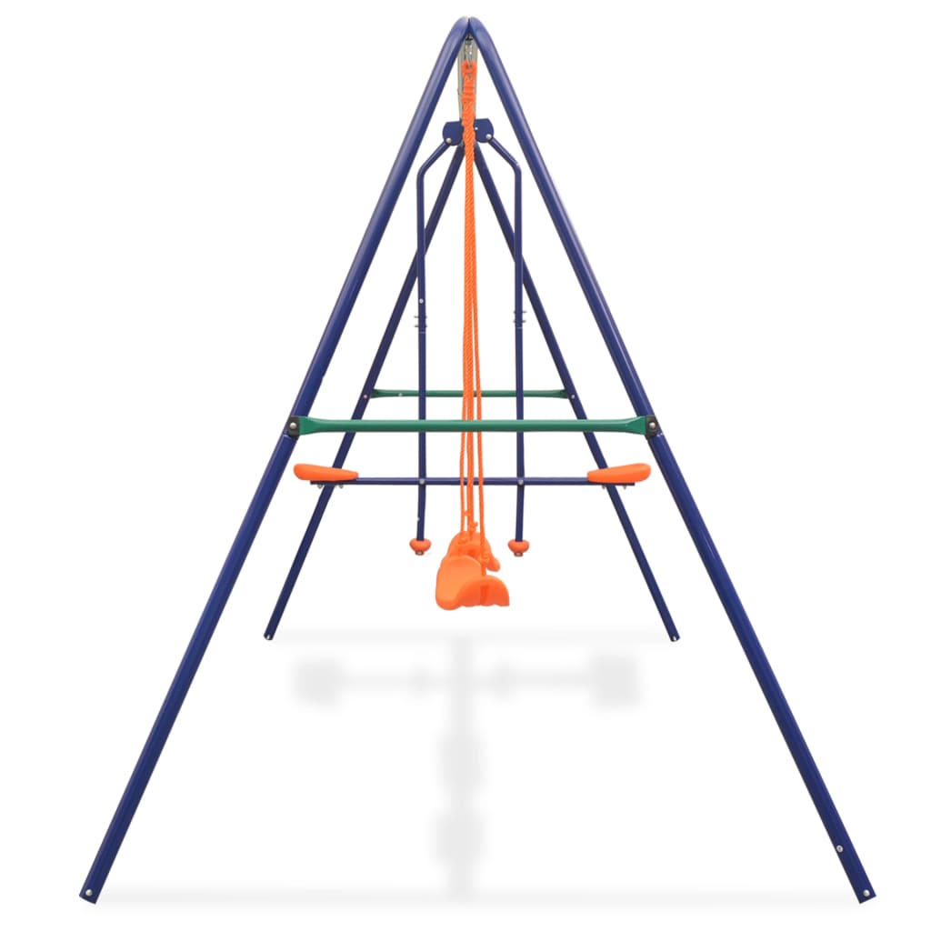 Schaukelset mit 4 Sitzen Orange - Yekta