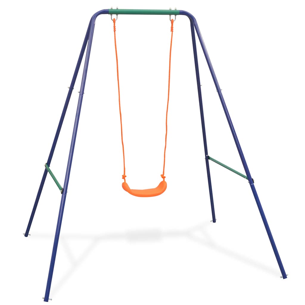 Schaukel 2-in-1 Einzelschaukel und Babyschaukel Orange - Yekta
