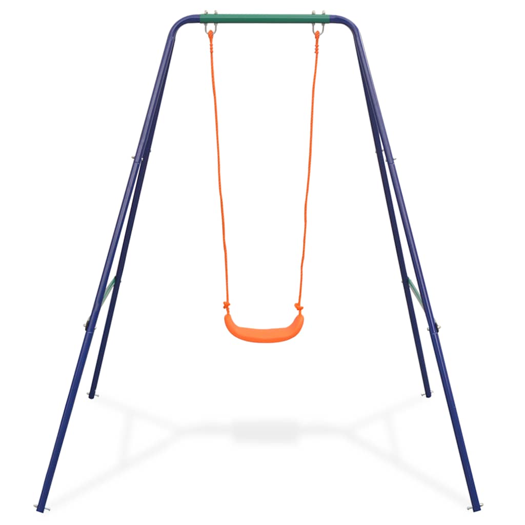 Schaukel 2-in-1 Einzelschaukel und Babyschaukel Orange - Yekta