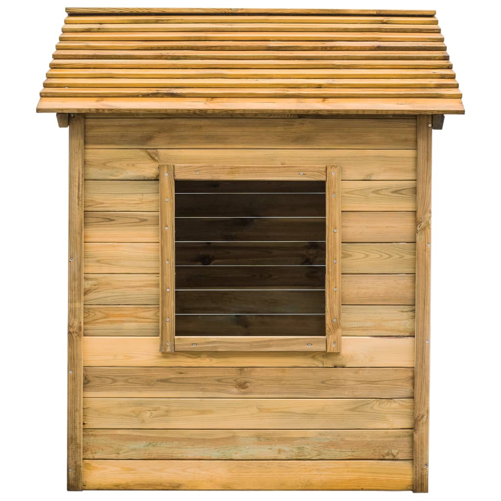 Spielhaus für den Garten 120x120x146 cm Kiefernholz - Yekta