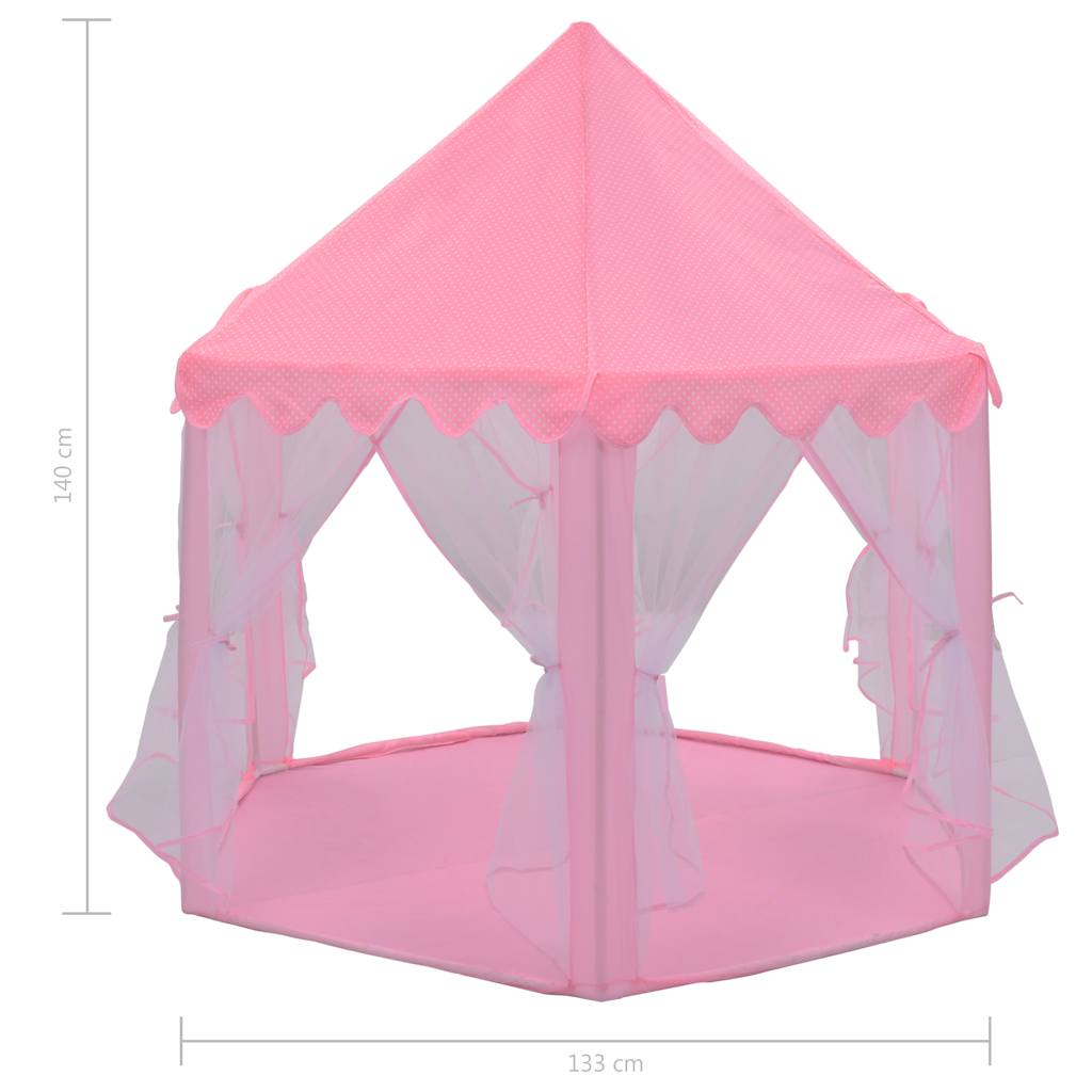 Prinzessin-Spielzelt mit 250 Bällen 133x140 cm - Yekta