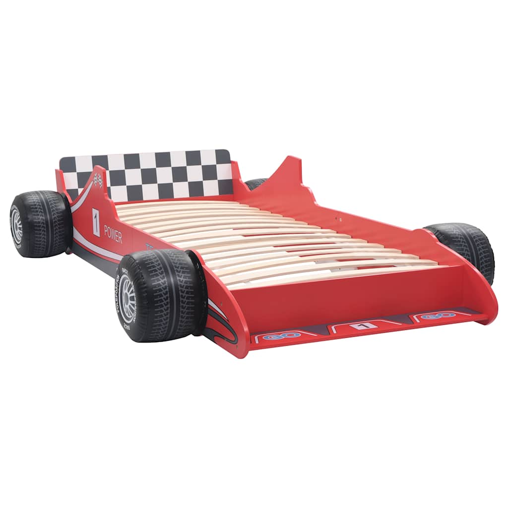 Kinderbett im Rennwagen-Design 90 x 200 cm - Yekta