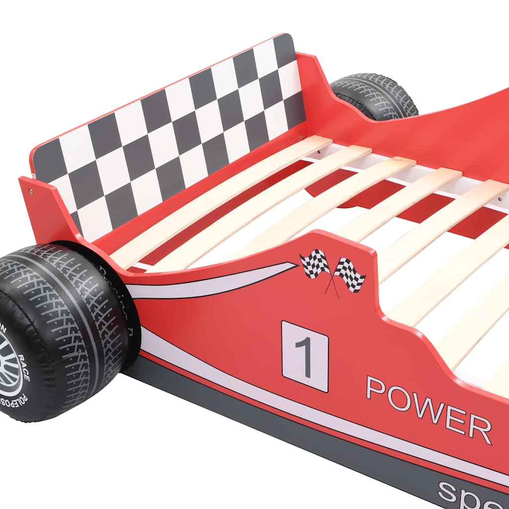 Kinderbett im Rennwagen-Design 90 x 200 cm - Yekta
