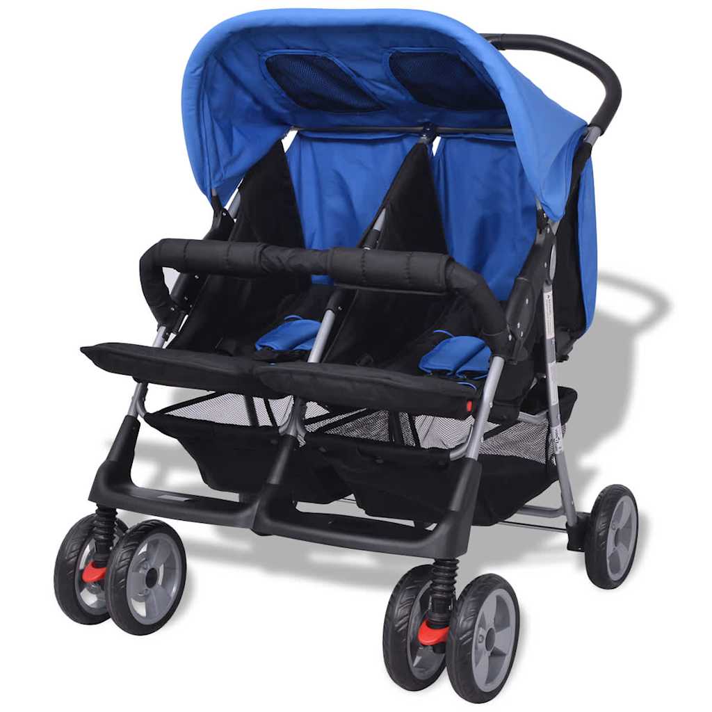 Zwillingskinderwagen Stahl