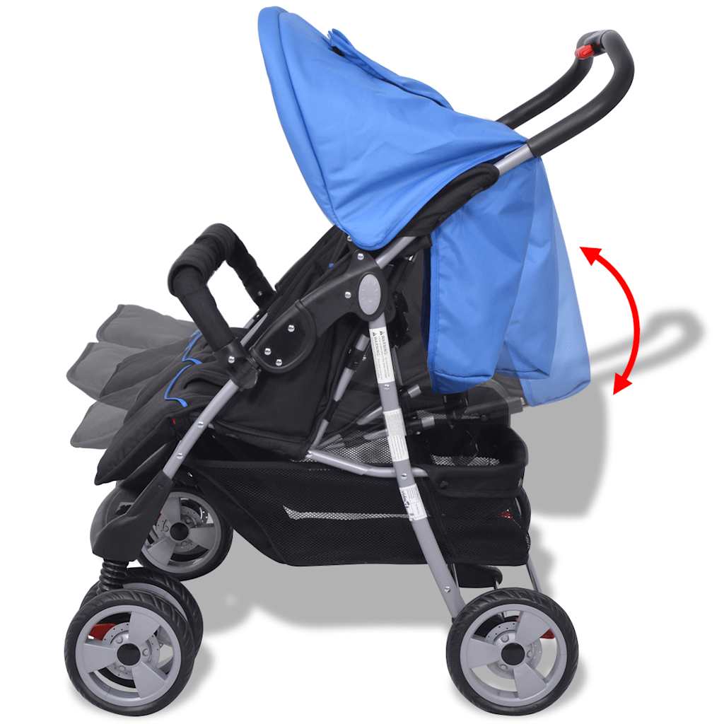 Zwillingskinderwagen Stahl