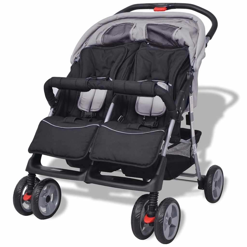Zwillingskinderwagen Stahl