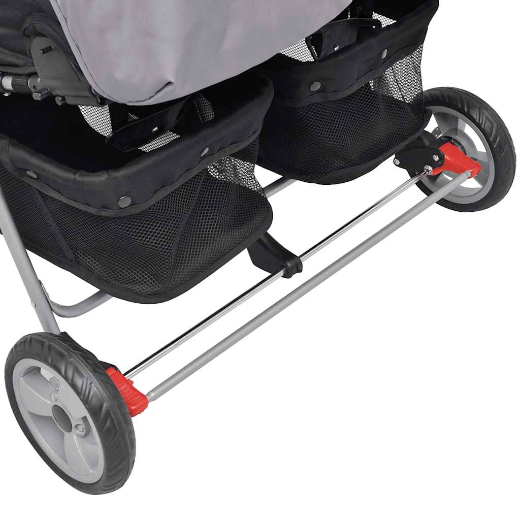 Zwillingskinderwagen Stahl