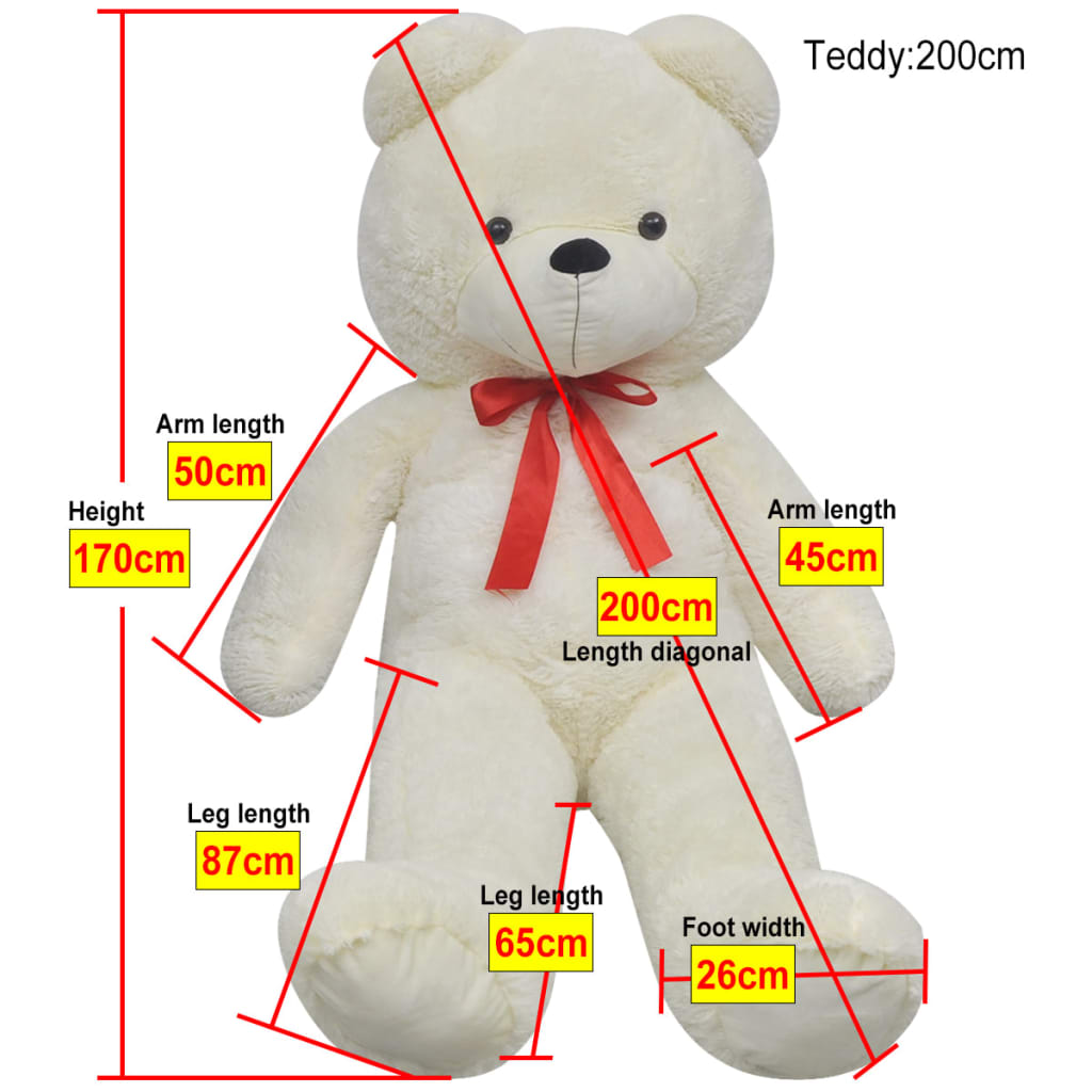 Teddybär Kuscheltier Plüsch Weich in verschiedenen Größen - Yekta