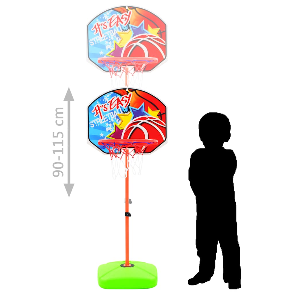 Kinder Basketballkorb und Ball Set - Yekta