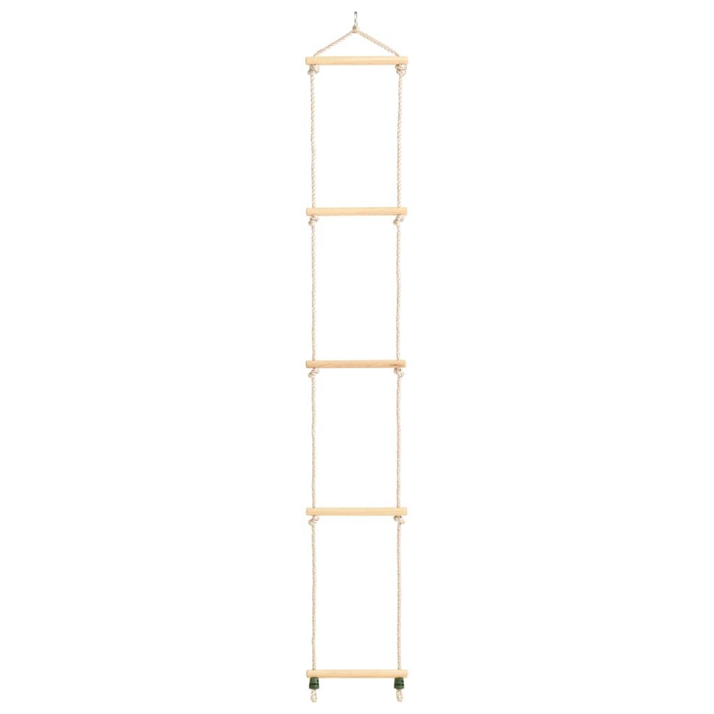 Leiter Kinder-Strickleiter Massivholz und PE 30x168 cm - Yekta