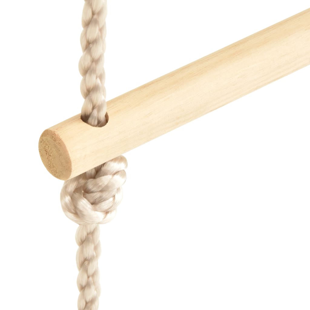 Leiter Kinder-Strickleiter Massivholz und PE 30x168 cm - Yekta