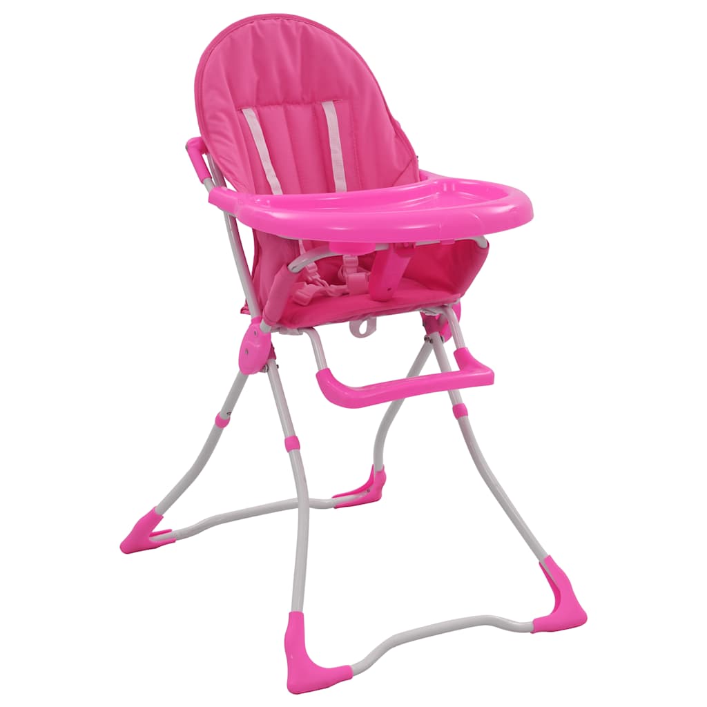 Baby-Hochstuhl in Grau und Weiß oder Rosa und Weiß - Yekta