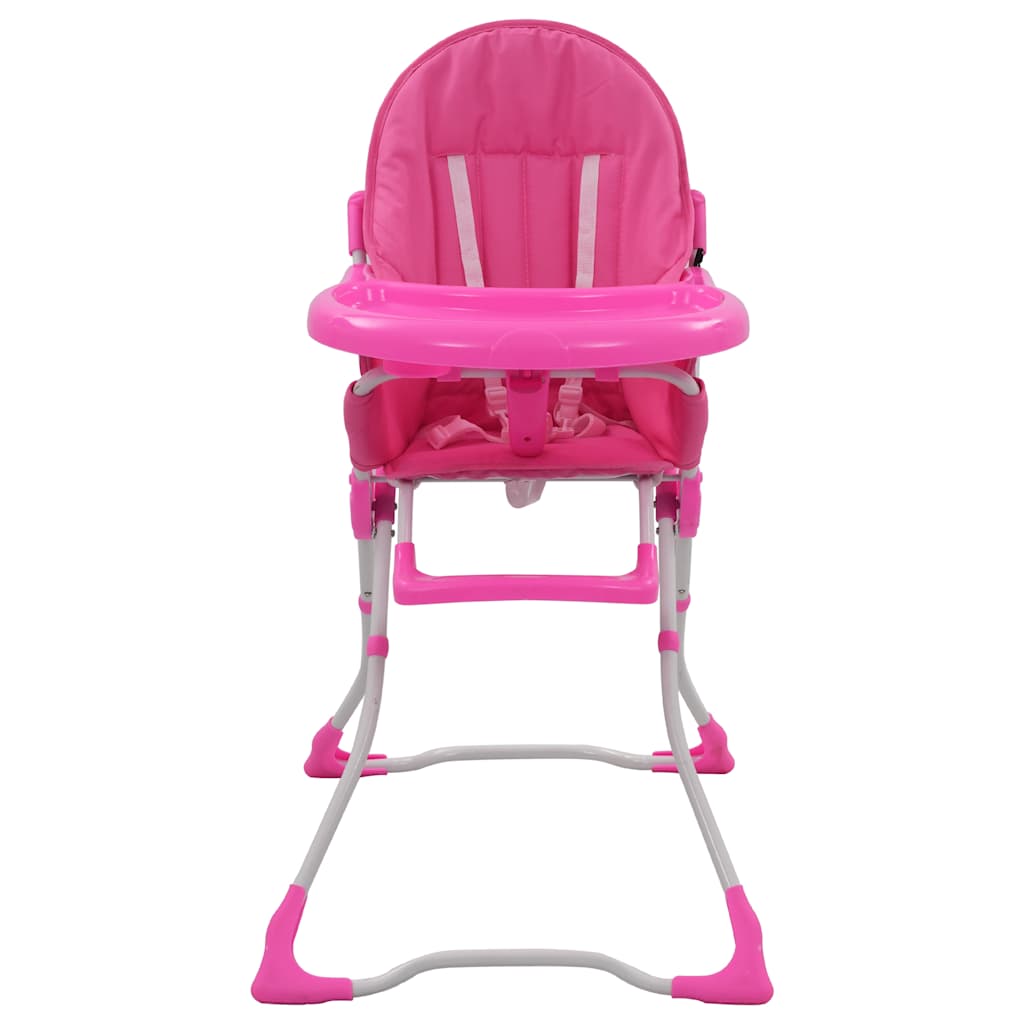 Baby-Hochstuhl in Grau und Weiß oder Rosa und Weiß - Yekta