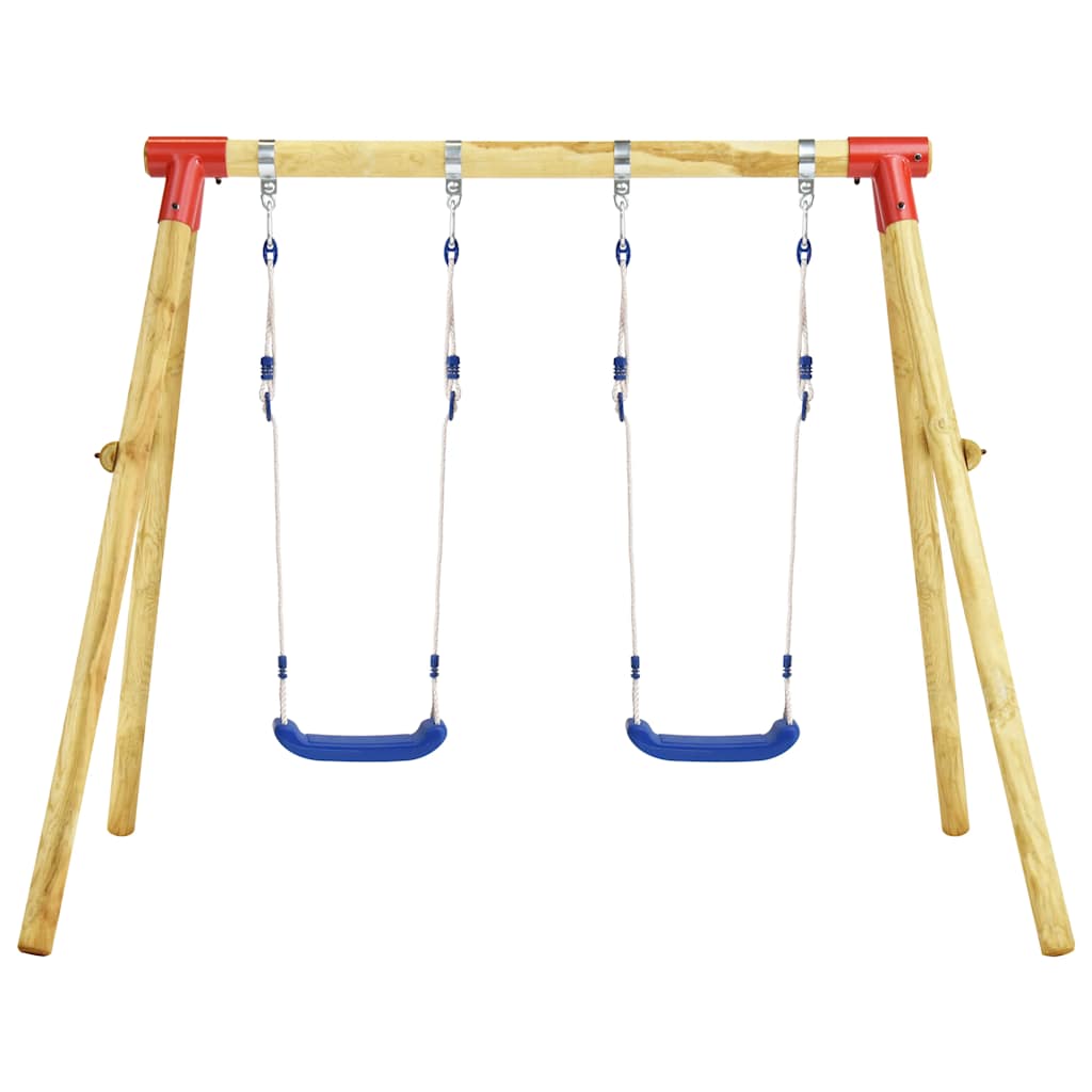 Schaukelgestell 230 x 130 x 166 cm Kiefernholz - Yekta