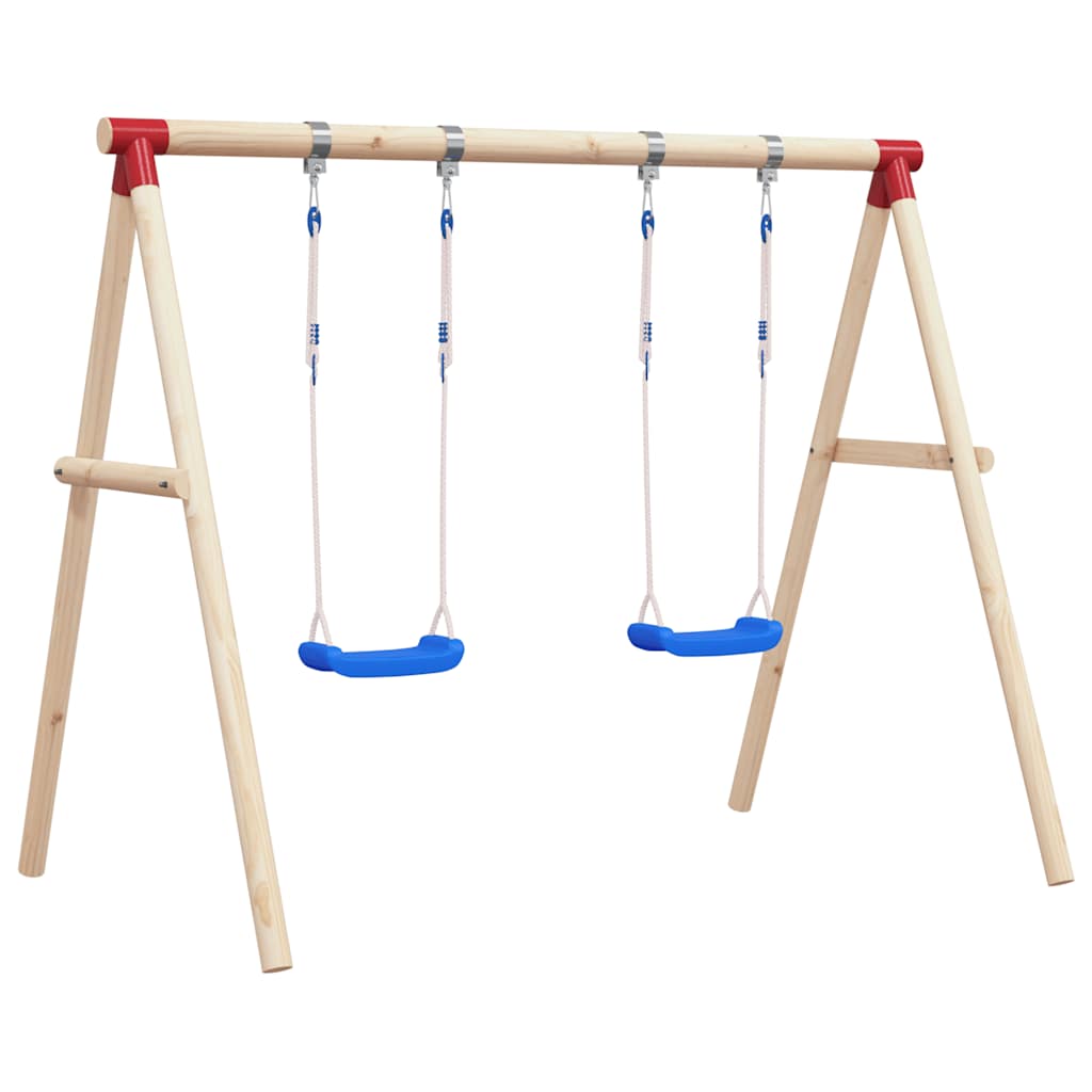 Schaukelsitze mit Seilen 2 Stk. Blau 38x16 cm Polyethene - Yekta