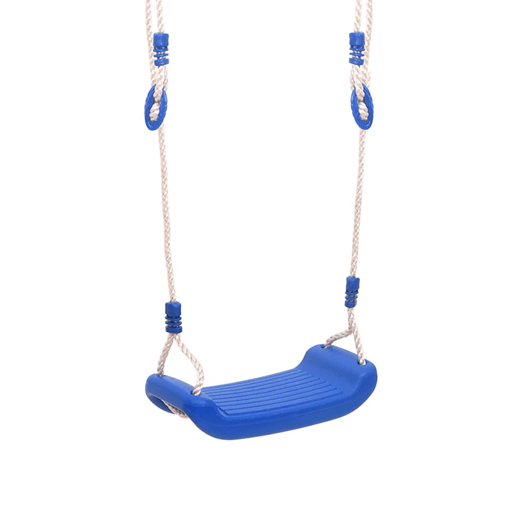 Schaukelsitze mit Seilen 2 Stk. Blau 38x16 cm Polyethene - Yekta