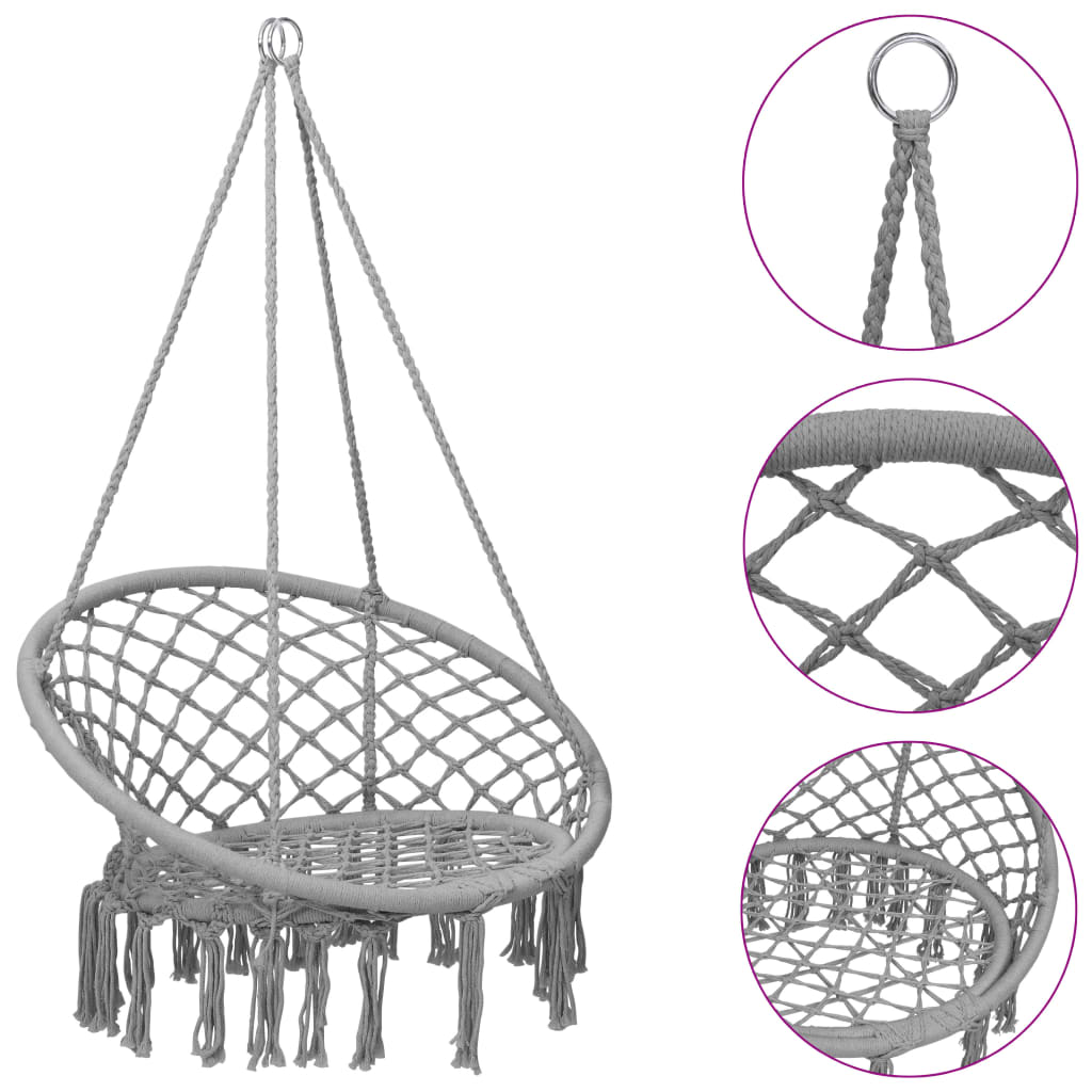 Hängesessel, Schaukel 80 cm - Yekta