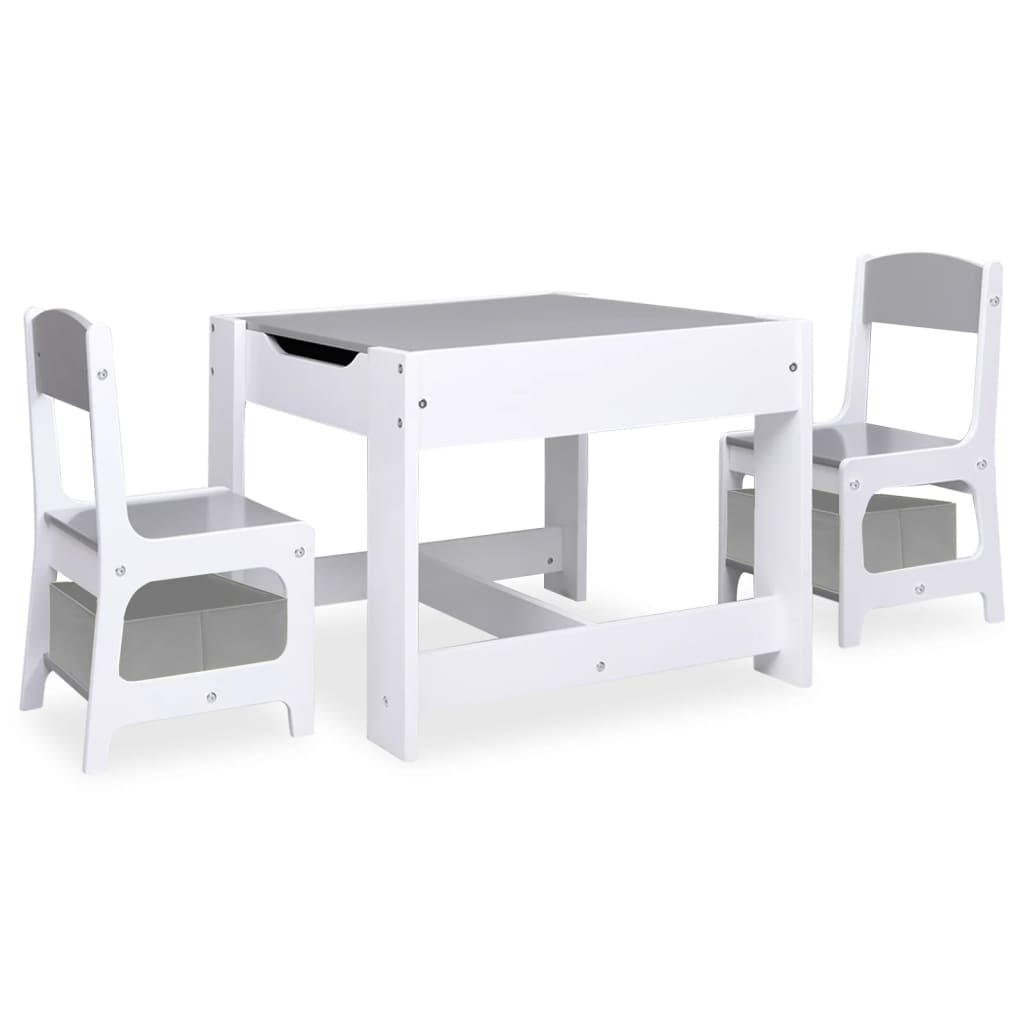 Kindertisch mit 2 Stühlen MDF - Yekta