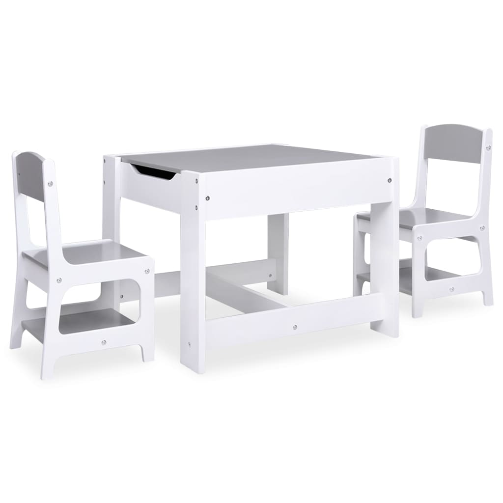 Kindertisch mit 2 Stühlen MDF - Yekta
