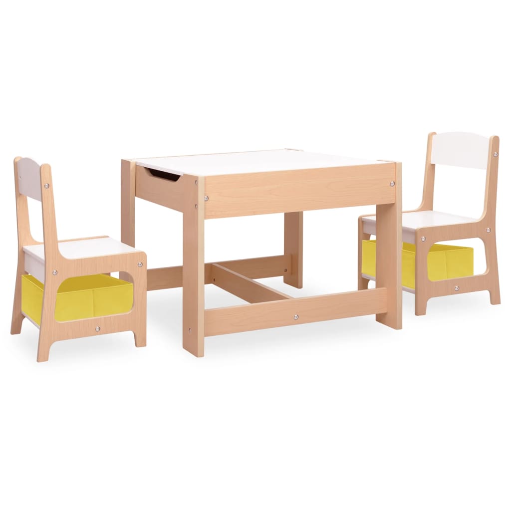 Kindertisch mit 2 Stühlen MDF - Yekta