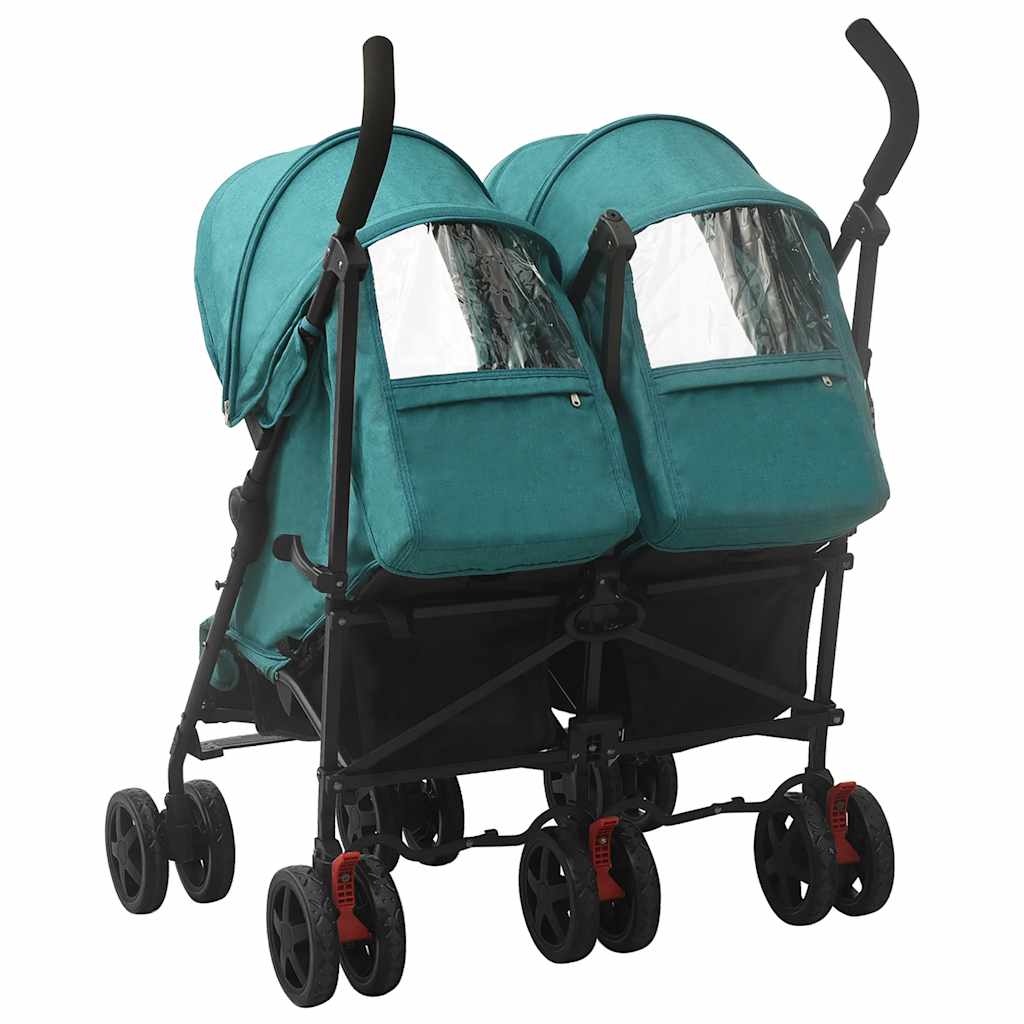 Geschwisterwagen Stahl Taupe - Yekta