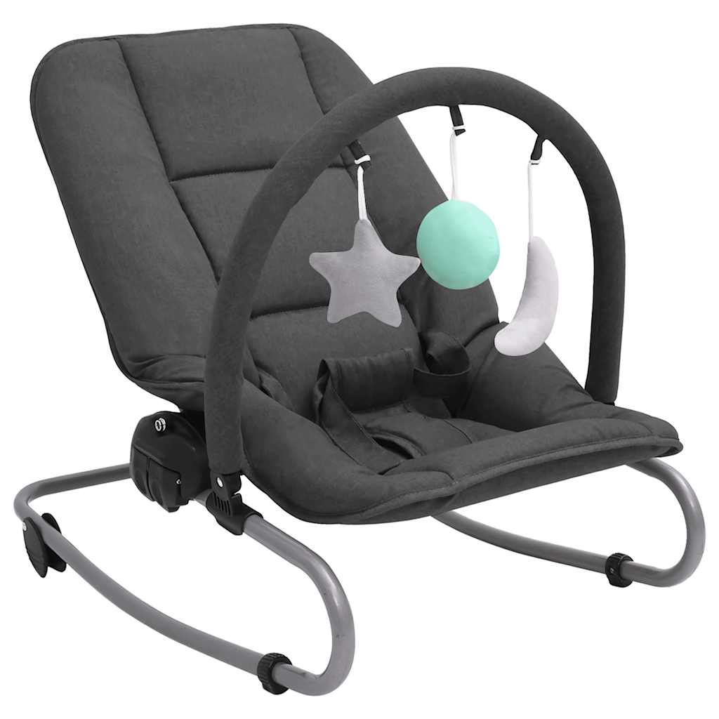 Babywippe Stahl – Anthrazit, Grün, Hellgrau, Marineblau, Rot, Taupe - Yekta