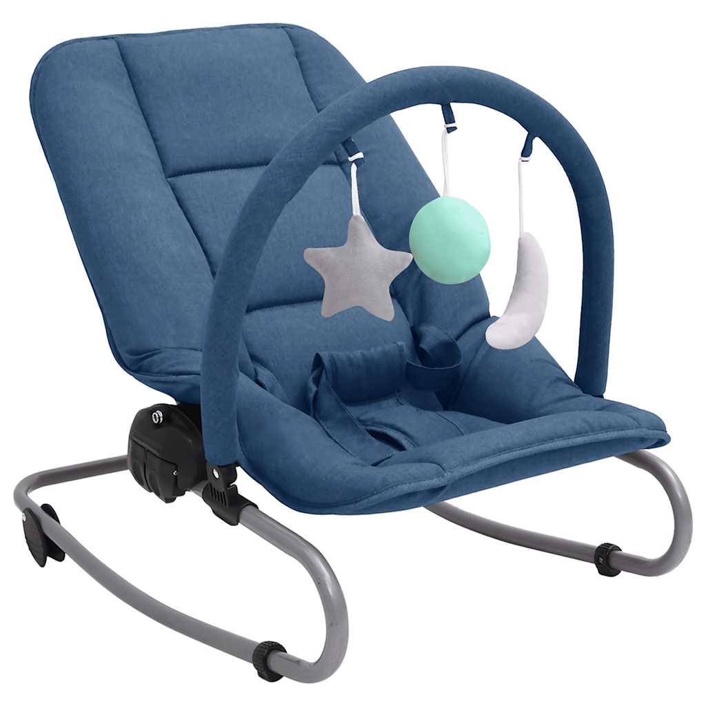 Babywippe Stahl – Anthrazit, Grün, Hellgrau, Marineblau, Rot, Taupe - Yekta