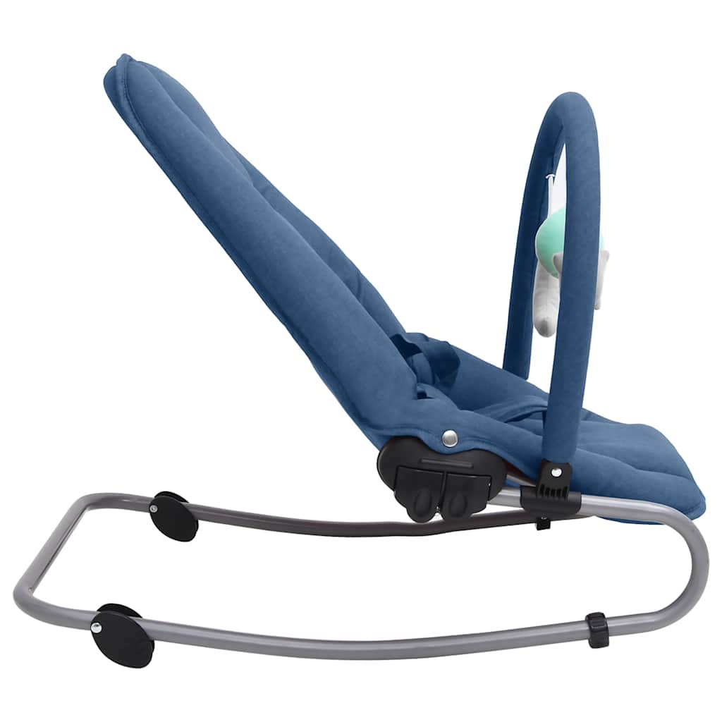 Babywippe Stahl – Anthrazit, Grün, Hellgrau, Marineblau, Rot, Taupe - Yekta