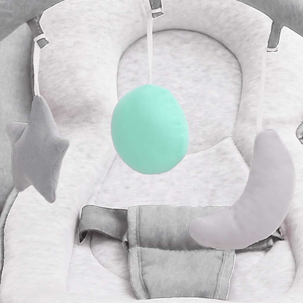 Babywippe Stahl – Anthrazit, Grün, Hellgrau, Marineblau, Rot, Taupe - Yekta