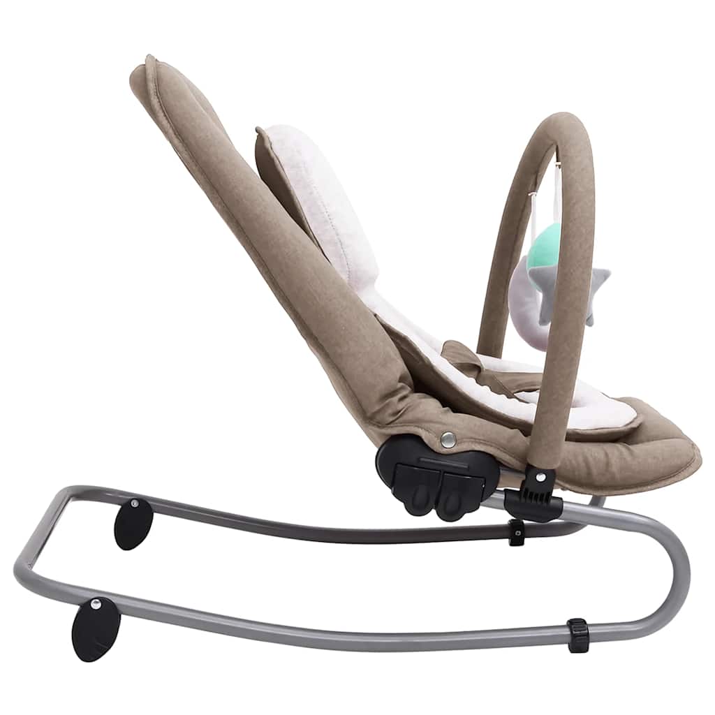 Babywippe Stahl – Anthrazit, Grün, Hellgrau, Marineblau, Rot, Taupe - Yekta