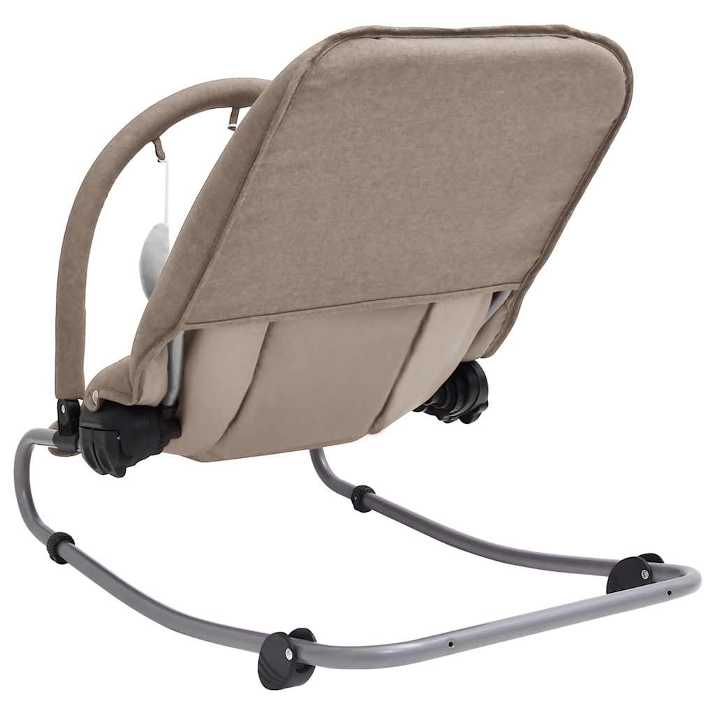 Babywippe Stahl – Anthrazit, Grün, Hellgrau, Marineblau, Rot, Taupe - Yekta