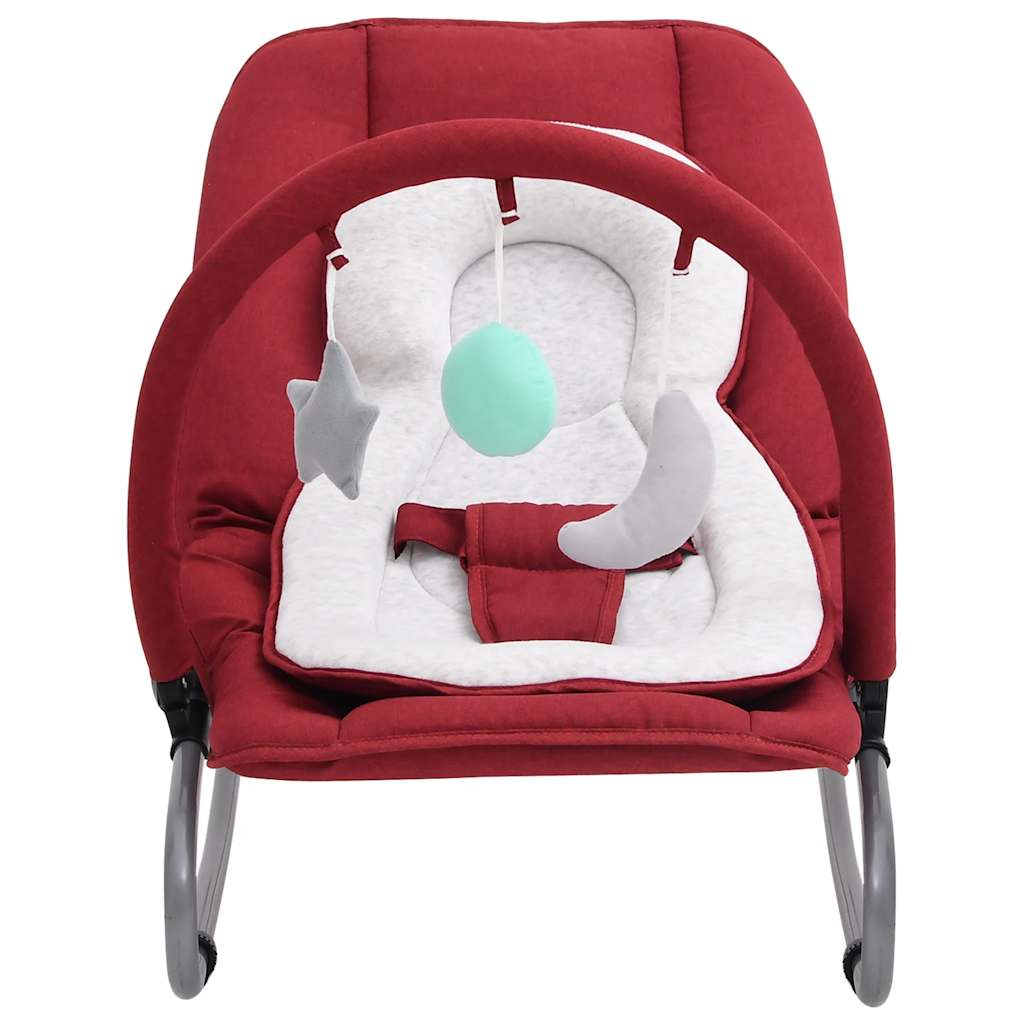Babywippe Stahl – Anthrazit, Grün, Hellgrau, Marineblau, Rot, Taupe - Yekta