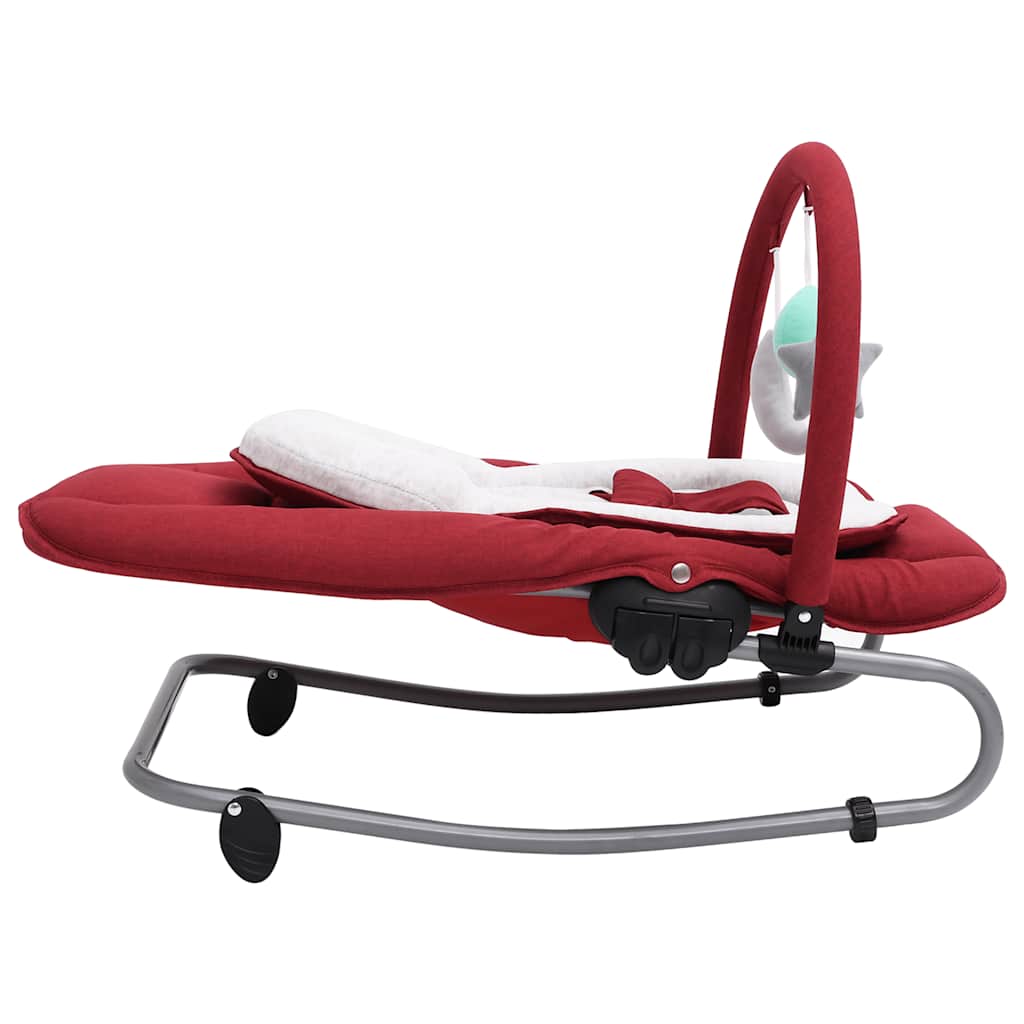 Babywippe Stahl – Anthrazit, Grün, Hellgrau, Marineblau, Rot, Taupe - Yekta