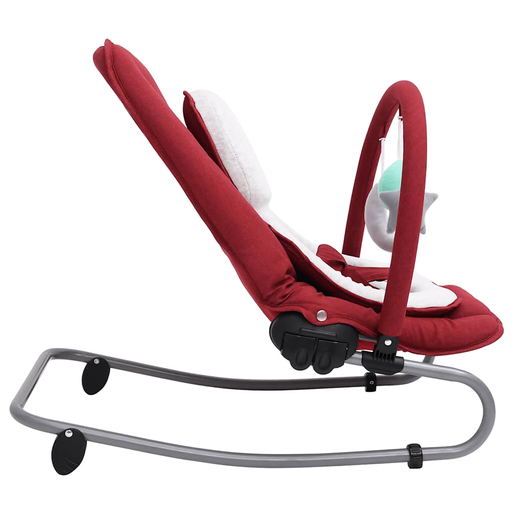 Babywippe Stahl – Anthrazit, Grün, Hellgrau, Marineblau, Rot, Taupe - Yekta