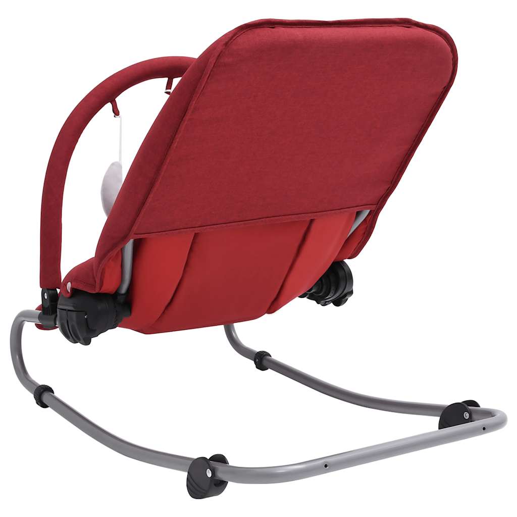 Babywippe Stahl – Anthrazit, Grün, Hellgrau, Marineblau, Rot, Taupe - Yekta
