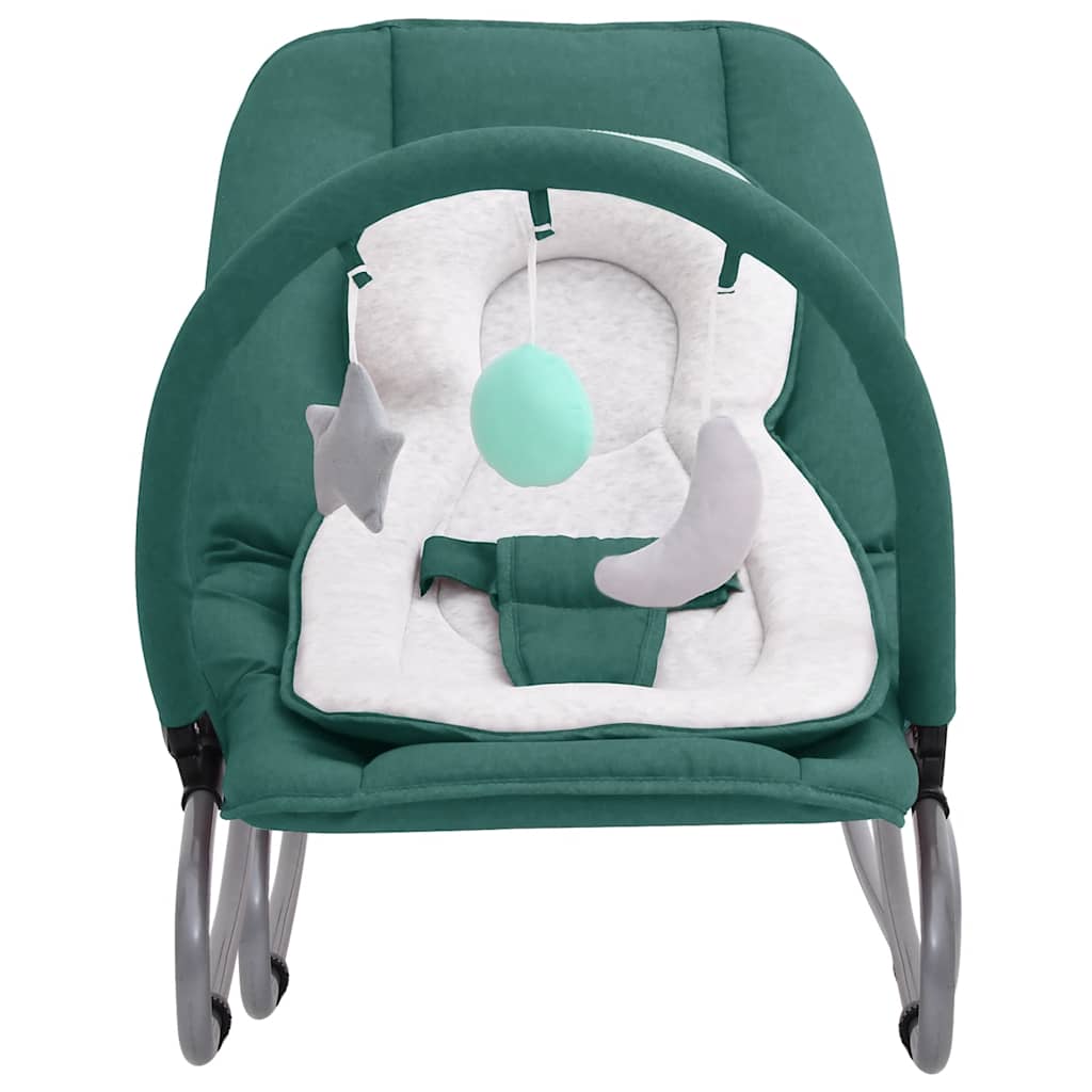 Babywippe Stahl – Anthrazit, Grün, Hellgrau, Marineblau, Rot, Taupe - Yekta