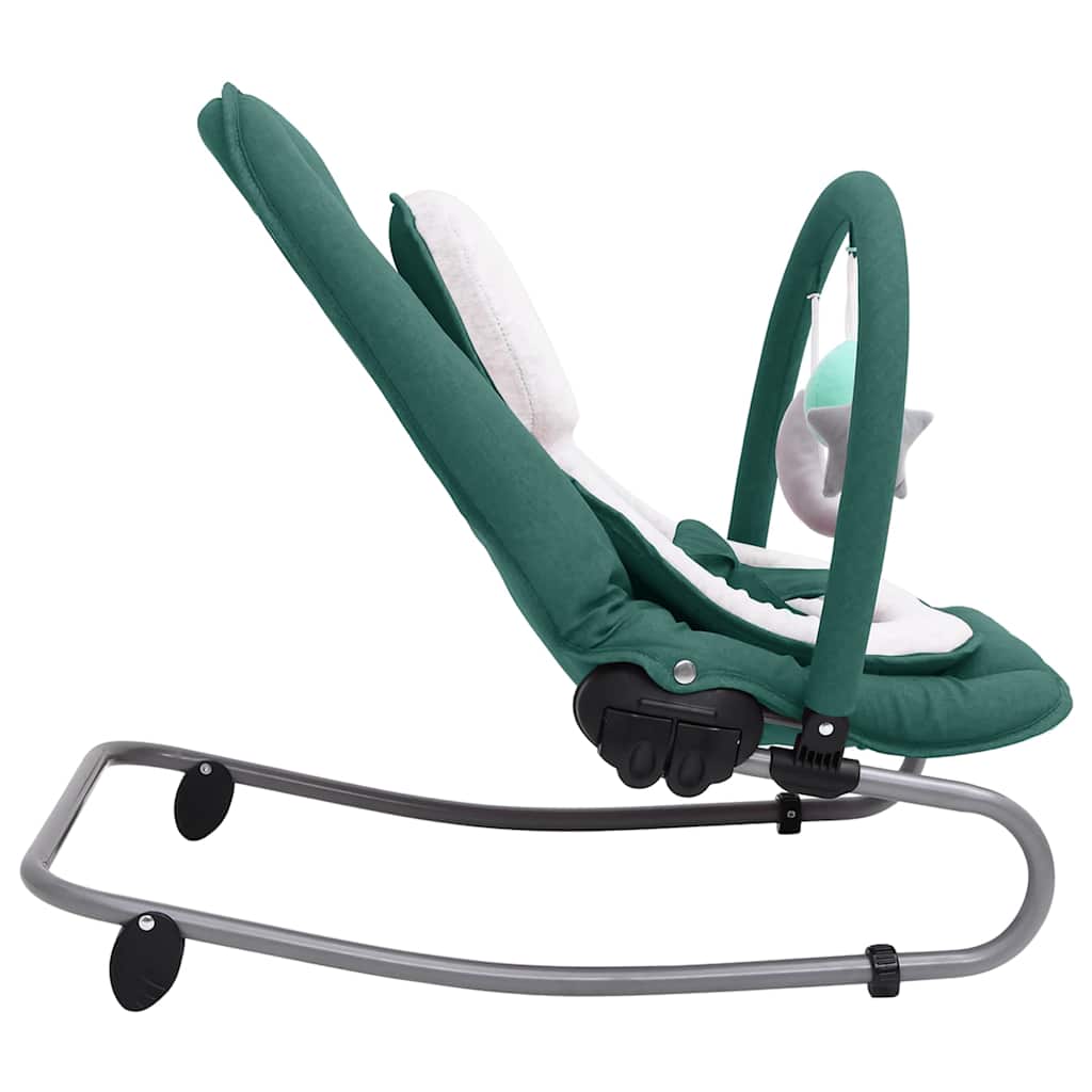 Babywippe Stahl – Anthrazit, Grün, Hellgrau, Marineblau, Rot, Taupe - Yekta