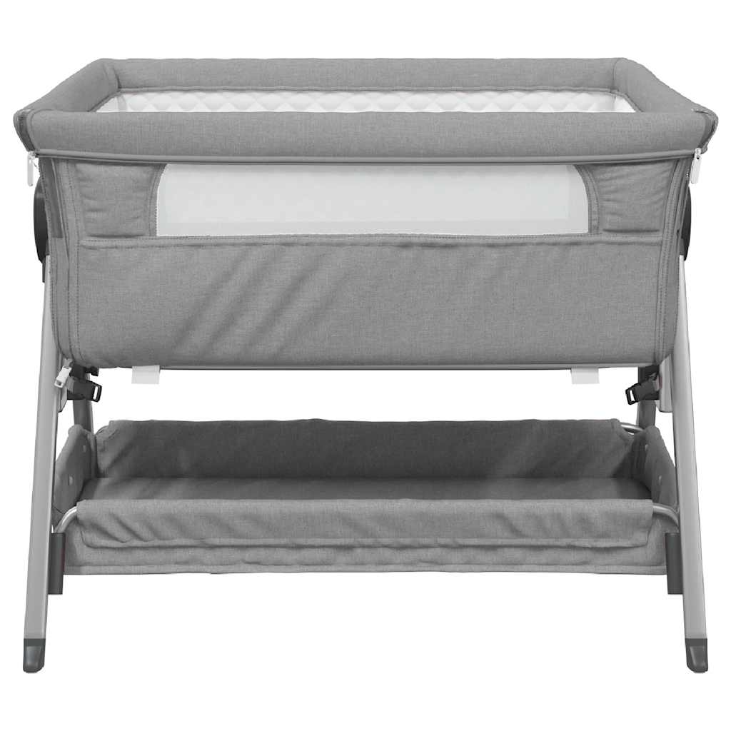 Babybett mit Matratze Leinenstoff - Yekta
