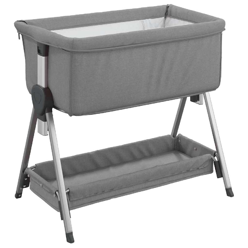 Babybett mit Matratze Leinenstoff - Yekta